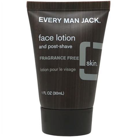 Every Man Jack Fragrance Free Face Lotion and Post-Shave, 1 fl oz - Pick ‘n Save