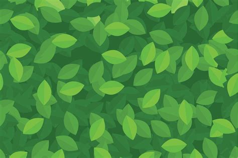 Green Leaves Pattern – Print A Wallpaper