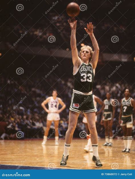 Larry Bird, Boston Celtics. Editorial Photography - Image of ...