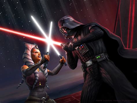 ArtStation - Vader vs Ahsoka