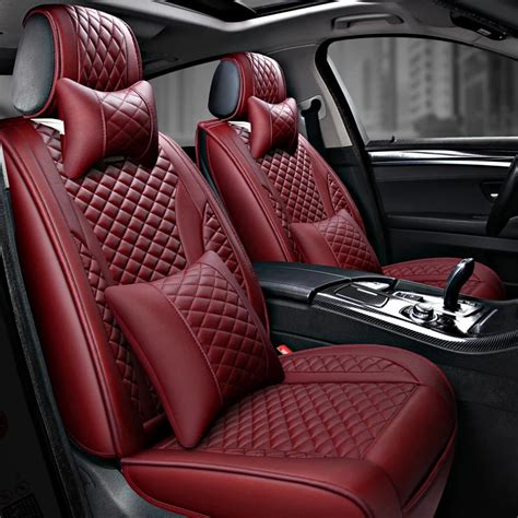 Custom Car Seat Cover Universal Seat Luxury Leather Car Seat Car Modeling Car styling For ...