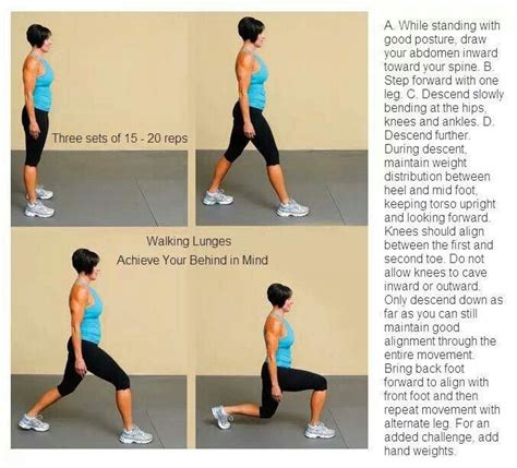 Proper lunge form | Lunge workout, Lunges, Social media detox