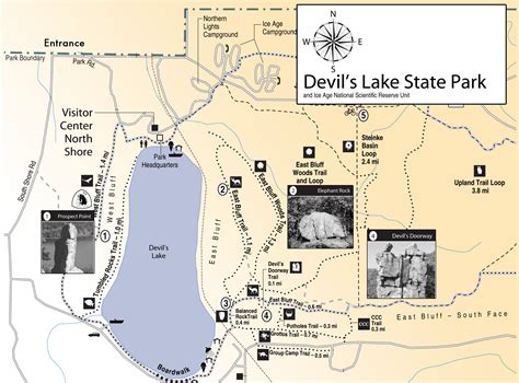 Devils Lake Campground Map