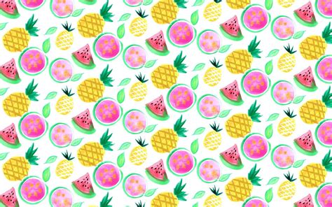 Free download Download Cute Summer Desktop Tropical Fruits Wallpaper [1856x1161] for your ...