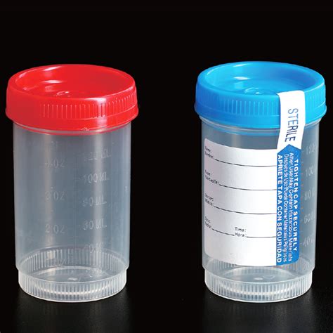 Microbiology Specimen Containers, Screw Cap, 120ml | at Mediray