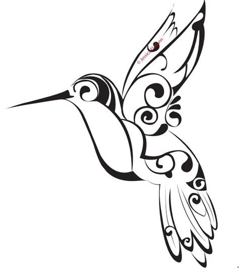 Hummingbird Drawing Step By Step | Free download on ClipArtMag