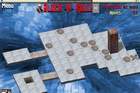 BLOCK -N- ROLL Games Puzzle Game Brain Twisting