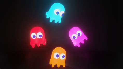 The Ghosts from PacMan 3d render :) : r/gaming