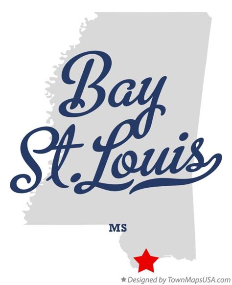 Map Of Bay St Louis Mississippi - Tour Map