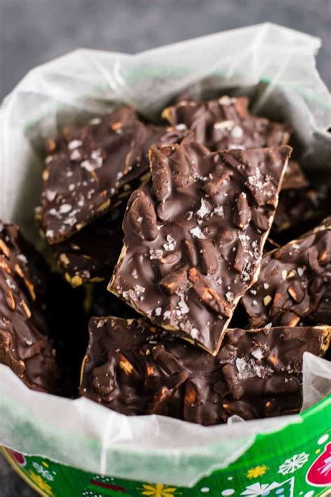 Dark Chocolate Almond Bark Recipe - Build Your Bite