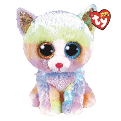 Ty 15" Beanie Boo Heather Rainbow Cat - 36753 | Blain's Farm & Fleet