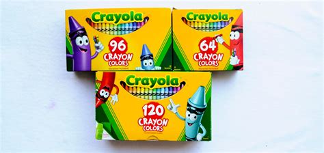 64, 96, 120 Count Big Box Redesign | Jenny's Crayon Collection