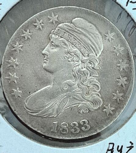 1833 P Capped Bust Half Dollar - For Sale, Buy Now Online - Item #705541