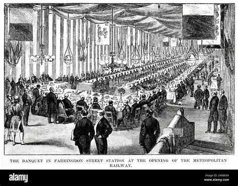 London underground railway 1863 Cut Out Stock Images & Pictures - Alamy