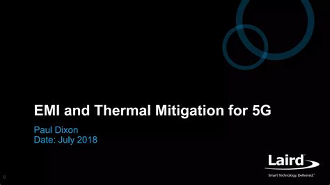 EMI and Thermal Mitigation for 5G | PPT | Free Download