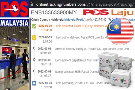 Poslaju Malaysia Tracking Number - SeanewaWarren