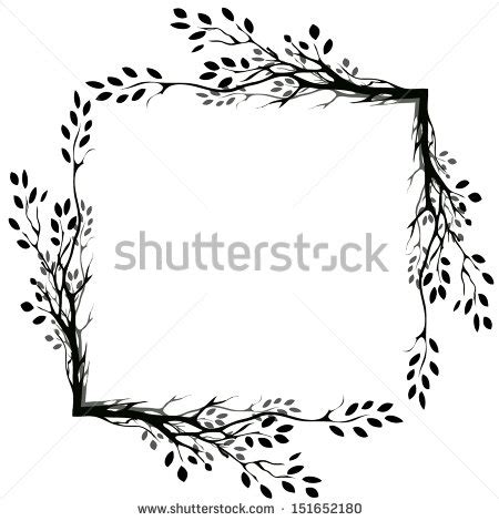 twig border clipart silhouette 20 free Cliparts | Download images on ...