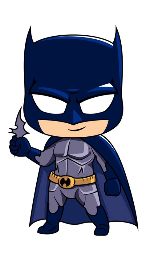 Little cute Batman put on his cool dark blue suit and flies to save the ...