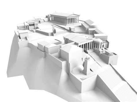 Model Download: Acropolis of Athens 165AD - BlenderNation