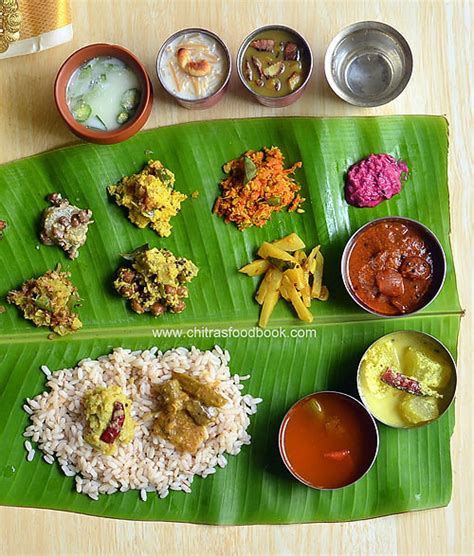 Onam Sadya Recipes – Kerala Onam Sadhya Vibhavangal/ Lunch Menu ...