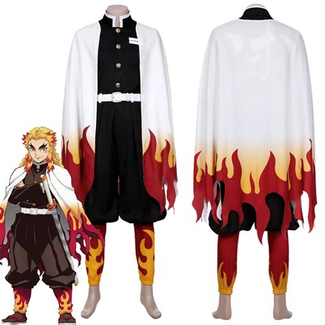 Demon Slayer Rengoku Kyoujurou Outfit Cosplay Costume | Cosplay costumes, Anime costumes, Cosplay