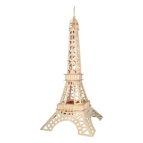 3D Wooden Eiffel Tower Puzzle | Hobbycraft