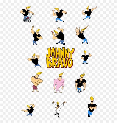 Johnny Bravo Characters - Johnny Bravo All Characters, HD Png Download - 555x799(#1491186) - PngFind