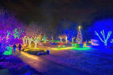 Meadowlark Gardens Christmas Lights in Vienna, Virginia