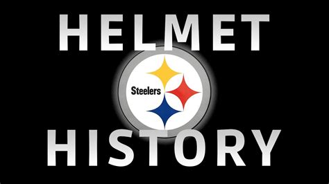 Pittsburgh Steelers - Helmet History - YouTube