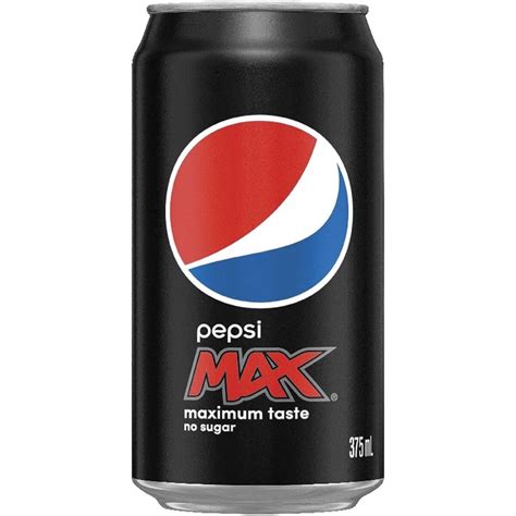 PEPSI MAX CANS 375ml - Pack 24