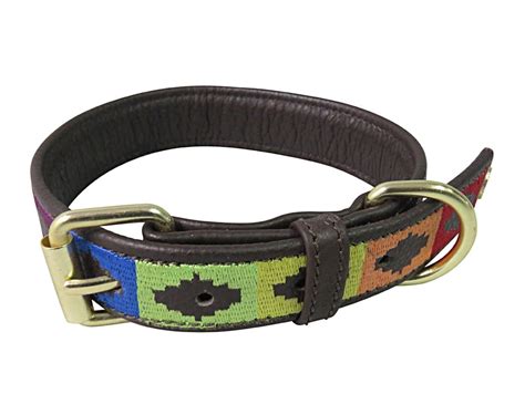 HALO DOG COLLOR -LEATHER WITH RAINBOW DOG COLLAR - Walmart.com ...