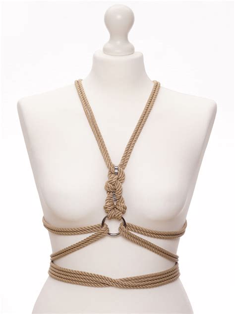 SELF-TIE Shibari Rope Bondage Torso Harness in Beige - Etsy UK