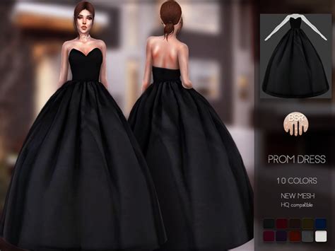 Sims 4 Camila Formal Dress Cc