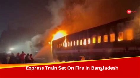 Tragic Train Fire in Bangladesh Claims 4 Lives; Police Suspect Planned ...