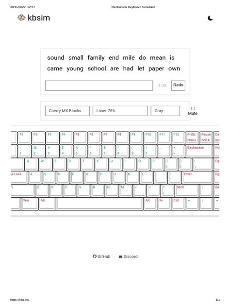 Mechanical Keyboard Simulator | PDF