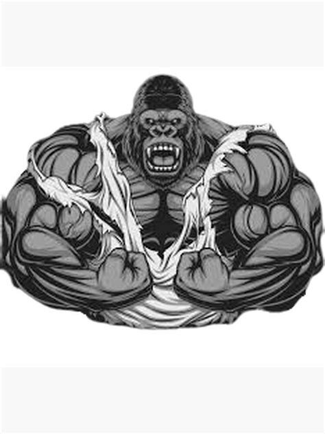 "Gorilla gym maniac" Photographic Print for Sale by RUGSER | Redbubble