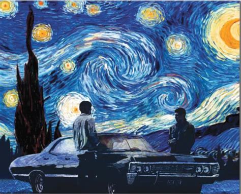 Supernatural “Starry Night” titled: 67 Impala | Starry night van gogh, Starry night ...