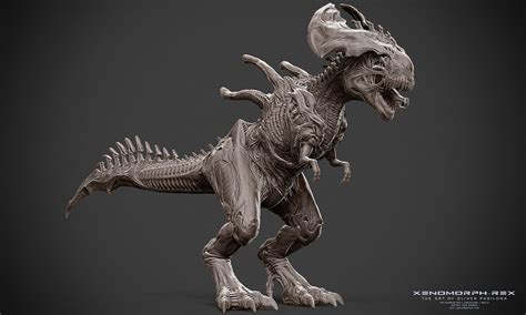 Artist Creates Amazing "Xenomorph Rex"