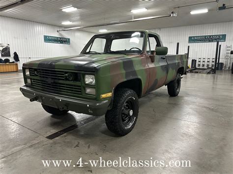 1986 Chevrolet D30 M1008 Military Pickup | 4-Wheel Classics/Classic Car, Truck, and SUV Sales