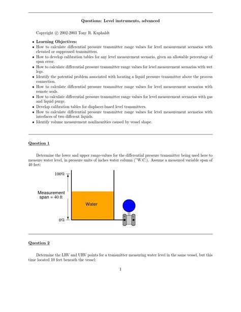 level measurement by Ahmed adel el tantawy - Issuu