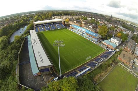 Edgeley Park, Stockport County | British football, Sports stadium, Stockport