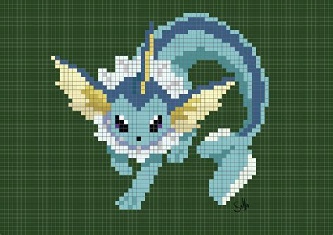 Vaporeon | Pixel Art | Behance