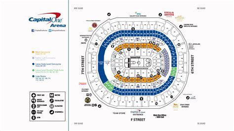 Capital One Arena Seating Chart With Seat Numbers | Bruin Blog