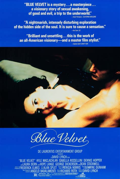 Blue Velvet Movie Poster (#3 of 5) - IMP Awards