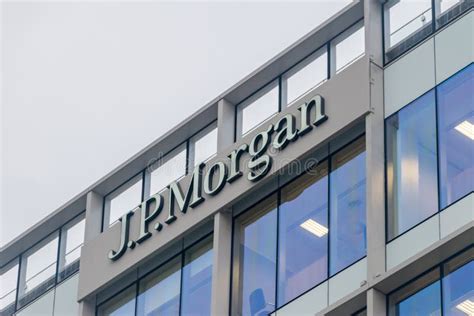 JPMorgan Logo Used for the Company`s Investment Banking Editorial Stock ...