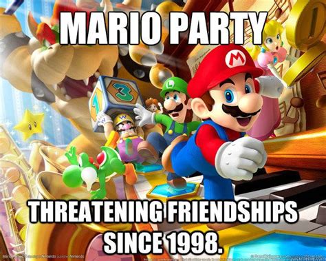 When Mario is responsible for ruining your birthday party: | Super mario memes, Mario memes ...