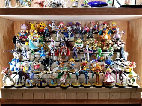 Finished my Smash Bros Amiibo collection! What a long trip it's been. : r/gaming