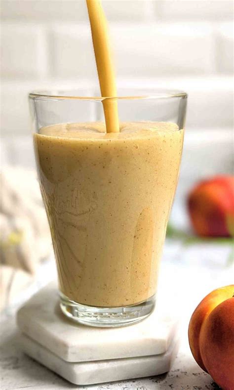 Nectarine Smoothie Recipe (Vegan/Dairy Free) - The Herbeevore