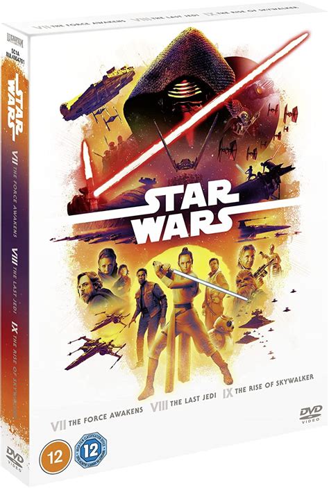 Star Wars Complete Collection: Sequel Trilogy DVD (Episodes 7-9) [2022 ...