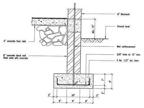 Image result for drawing detail drilled concrete pier -patent | Foundation detail architecture ...